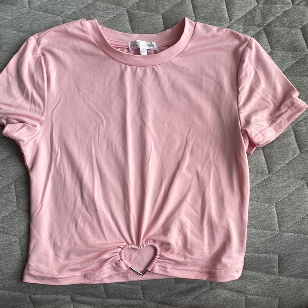 heart pink shirt